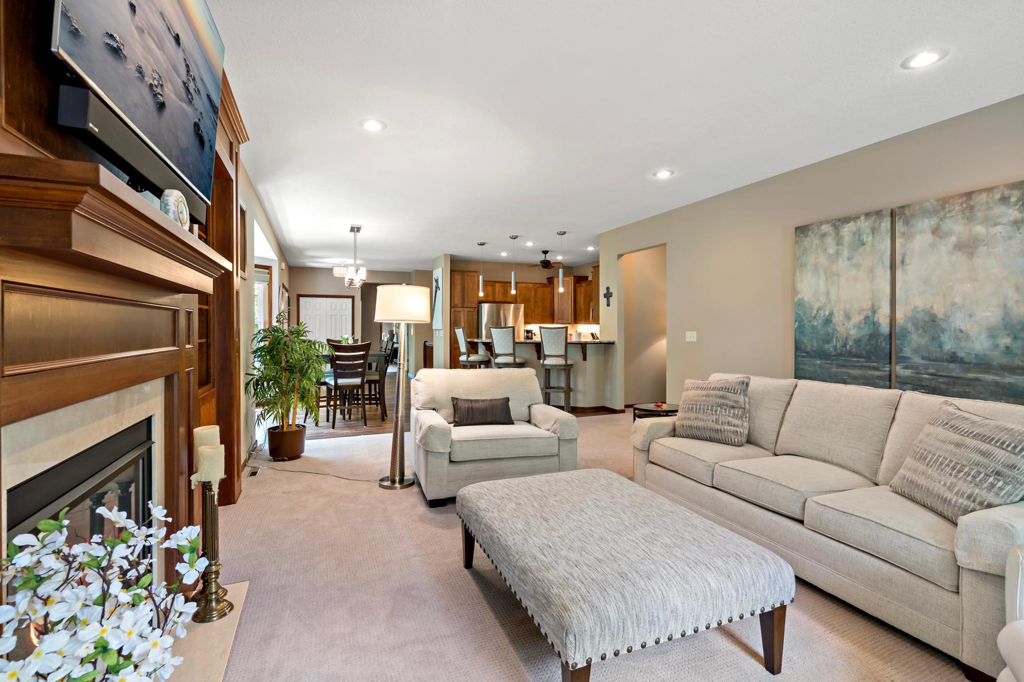 An open concept floor plan for easy living and entertaining.