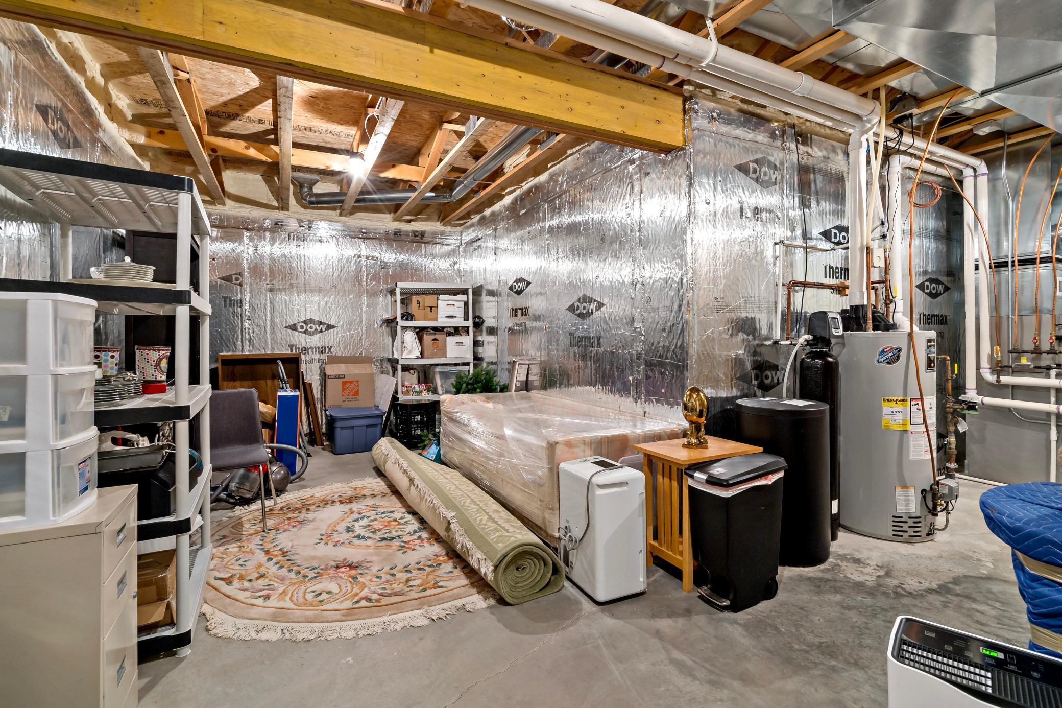 This might be your favorite room in the house! This storage room (currently storing a full couch) measures 23x17!