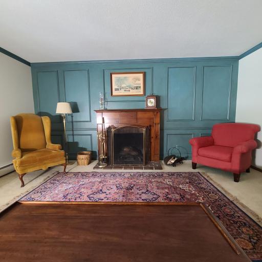 Woodburning Fireplace, Compliant per Disclosures