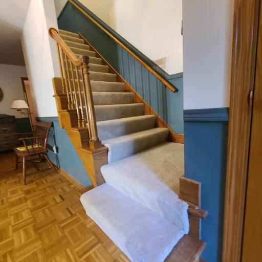Parquet Floor in Foyer/Hallway