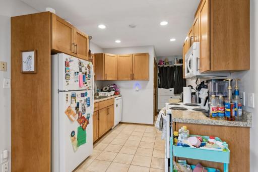 Spacious galley kitchen