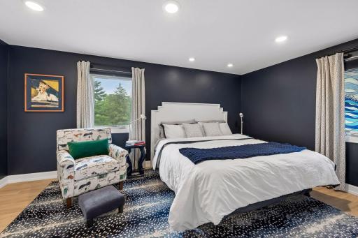 Spacious primary bedroom