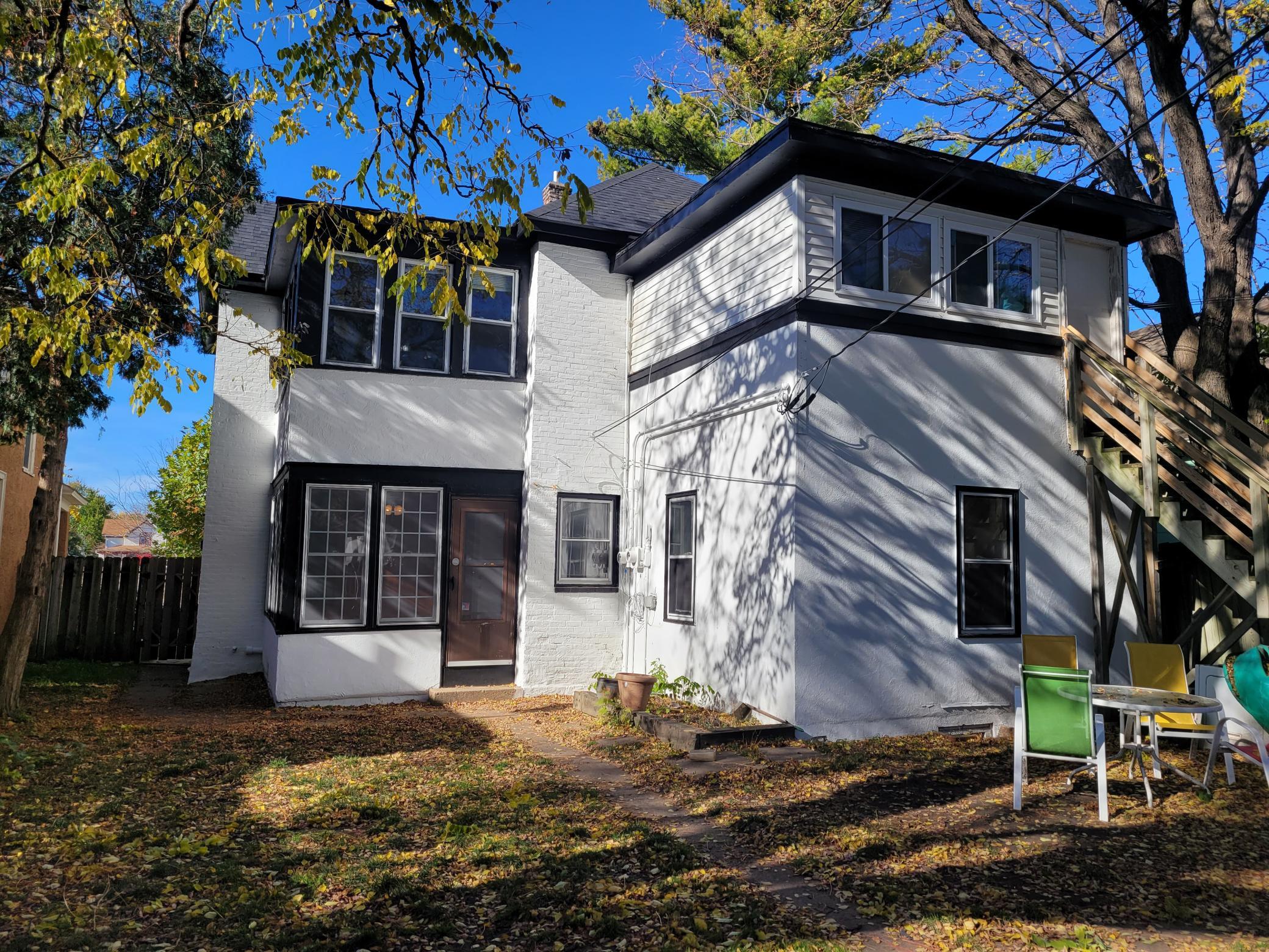 A look at the back of the duplex.
