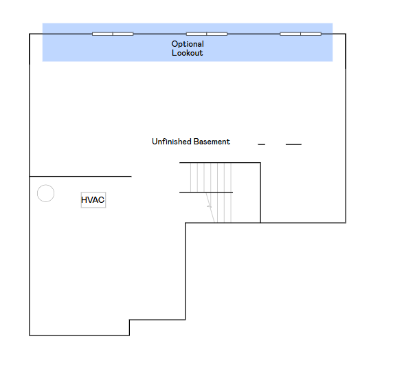 Lewis basement floorplan