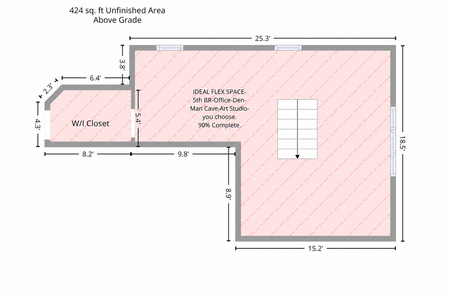 UL LOFT-3rd level -FLOOR PLAN