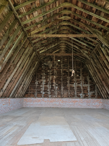 Upper-level loft view—see inspiration photos to imagine how this space could transform your lifestyle. Original barn adds unmatched value to this rare, beautiful setting. Truly one-of-a-kind!