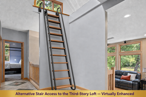 Stairs are added.