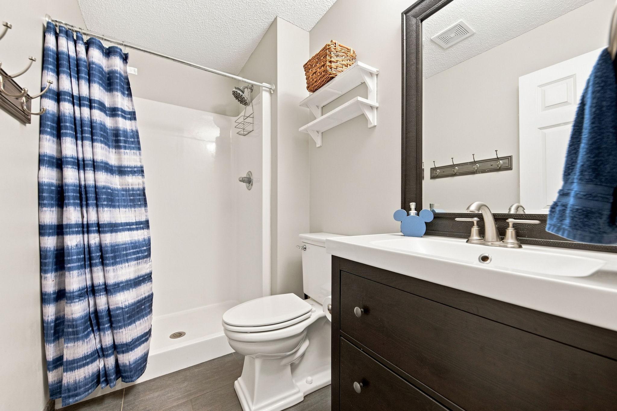 Main floor 3/4 bathroom.