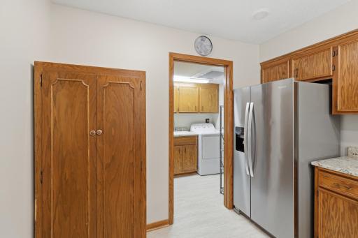 Just off the kitchen is a spacious laundry room.