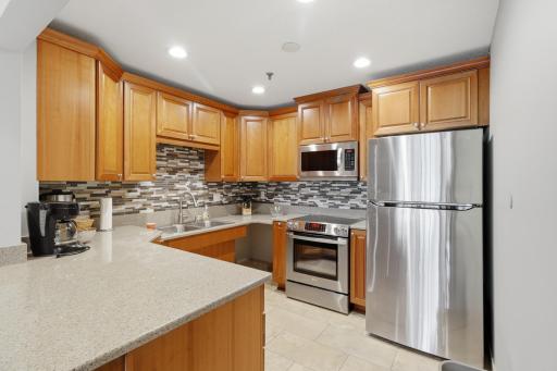 Awesome party room kitchen.