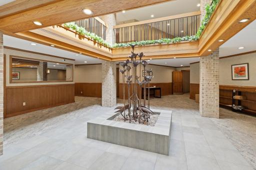 An enchanting entryway is sure to impress guests.