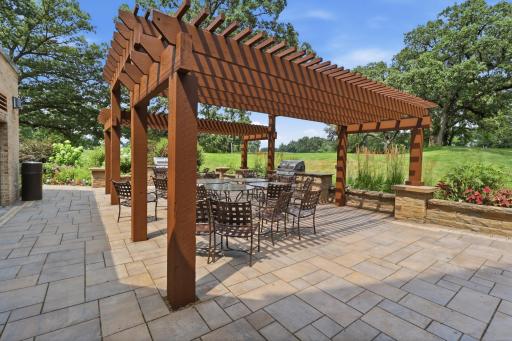 Step outside to a charming patio overlooking the scenic Minnesota Valley Country Club.