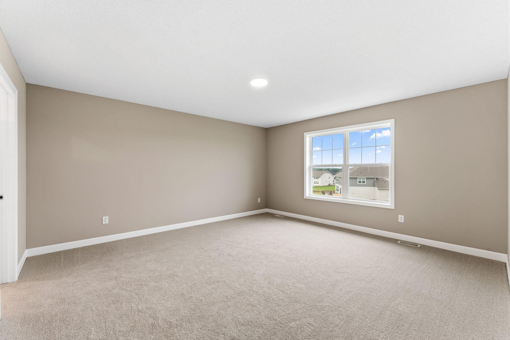 Providing the upmost in privacy, the luxurious owner’s suite is located on the second level and has a walk-in closet and en-suite bathroom.