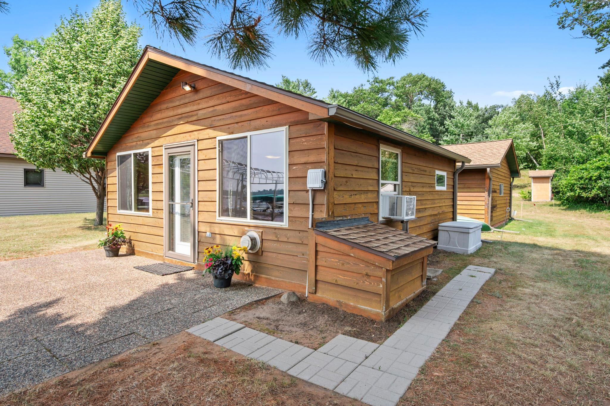 Side view of the property