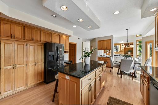 Plenty of pantry and storage space