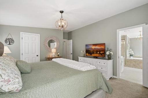 Make this your serene space with your private bath just steps away.
