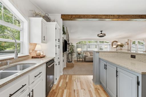 A mix of classic touches and chic design.