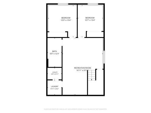 Lower level Floorplan
