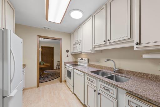 Solar tube brings additional natural light into the kitchen