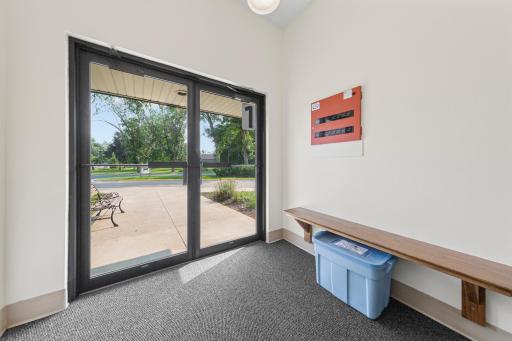 Secure building entrance