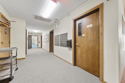 On-site office and mail area
