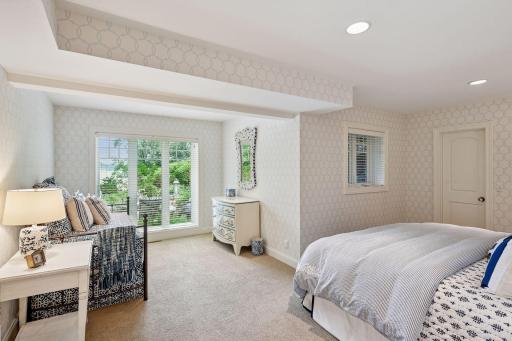 Fourth bedroom located on the lower level