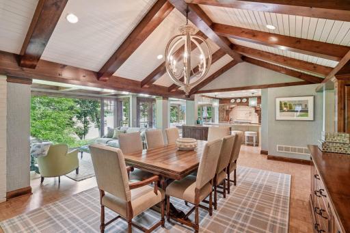 Floor plan flows seamlessly throughout the main floor