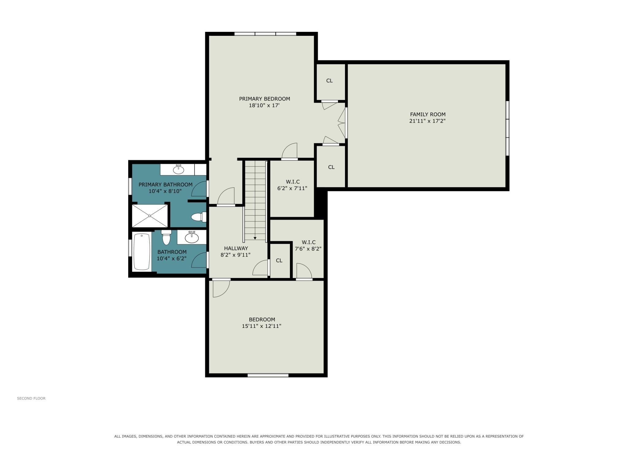 Upper Level Floorplan