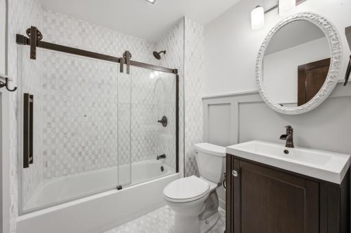 Main Floor Full Bathroom Tile Shower