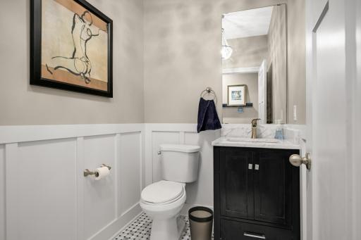 Main floor powder room