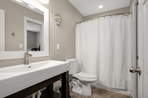Bedroom #2 has a jack and jill 3/4 bathroom and walk in closet