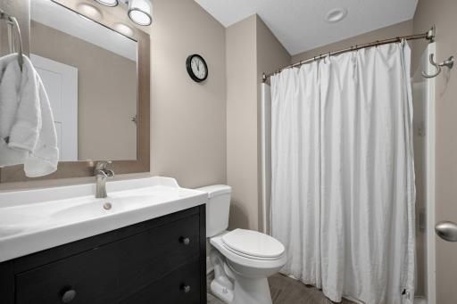 Bedroom #2 has its own 3/4 bathroom and walk in closet