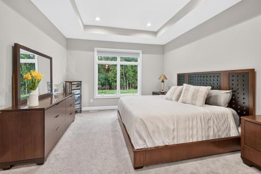 Large primary bedroom on main level...