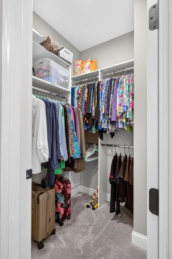 Second walk-in closet in primary...
