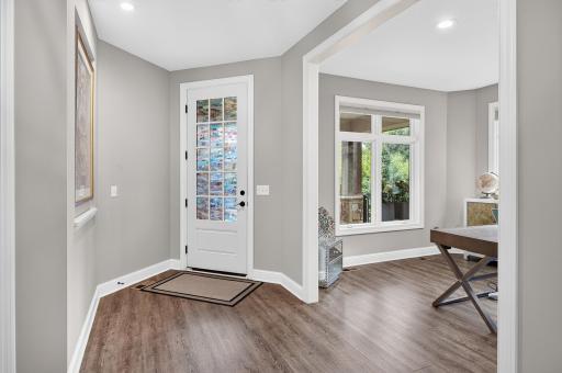 Private entryway...