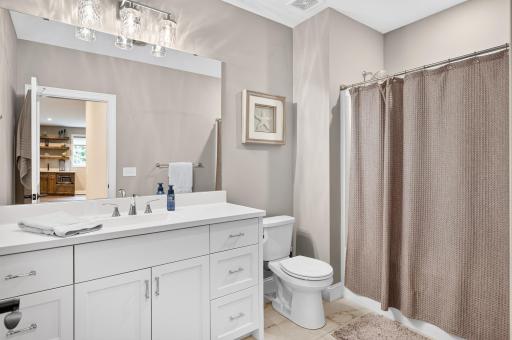 Lower level full bath...