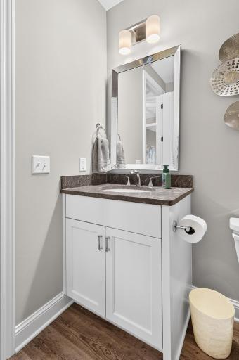 Main floor powder room...