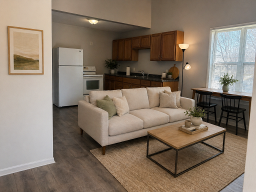 Kitchen/Living Virtual Staged #4