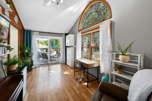 Sunroom with Deck Access