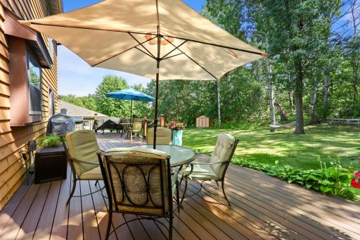Deck off Sunroom