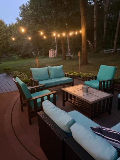 Concrete Patio Entertaining Area