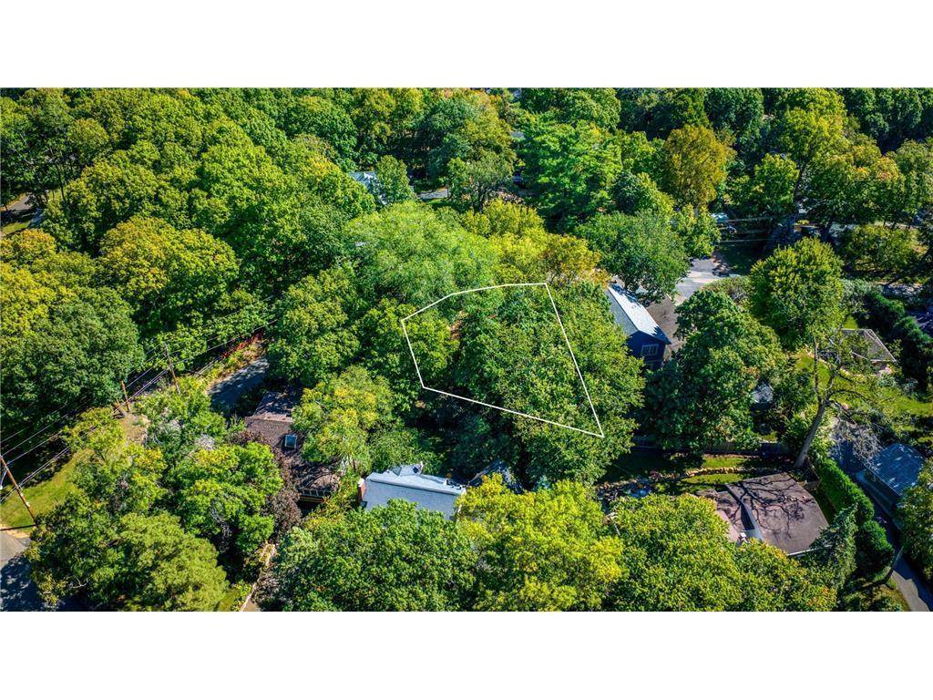 Aerial View in the Summer Showing Approximate Lot Lines