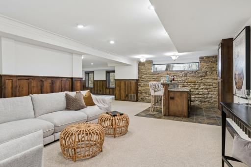 Family Room and Bar Lower Level