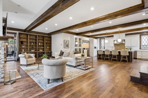 Family Room open to kitchen