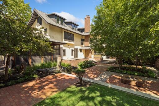 Tree Covered Courtyard