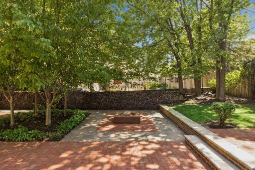 Back of home courtyard