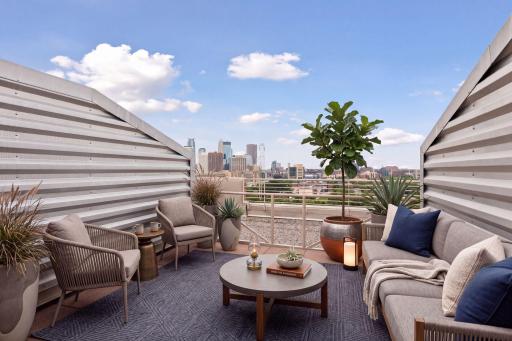 Rooftop Cabana (Virtually Staged)