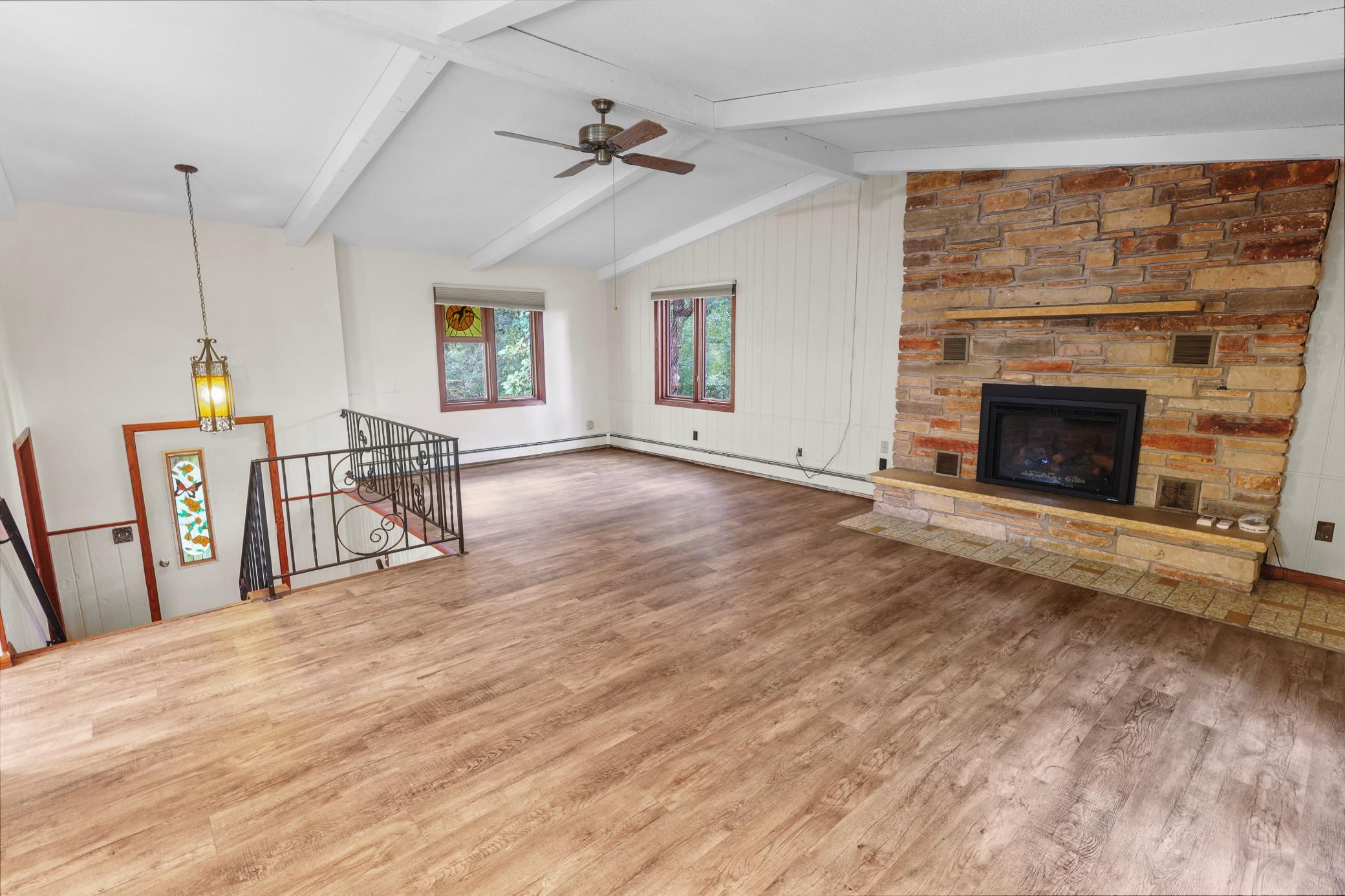 Expansive Living room area