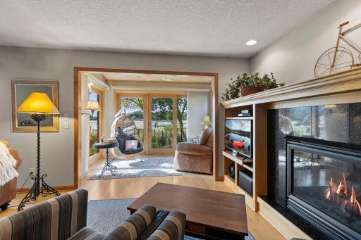 A view from the Great Room to the SunRoom