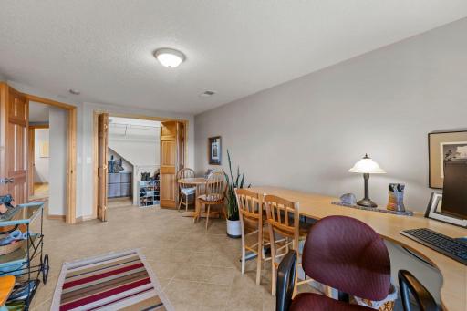 Another view of the Recreation Room with ample closet space